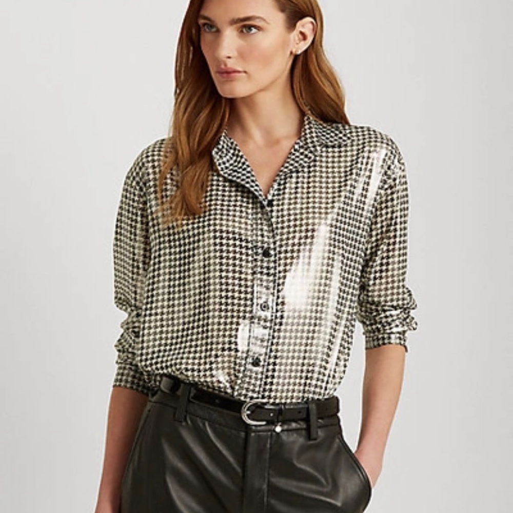 Polo Ralph Lauren Houndstooth Print Shirt